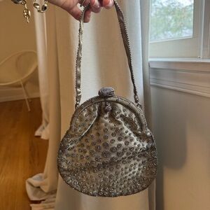 Vintage antique beaded evening purse